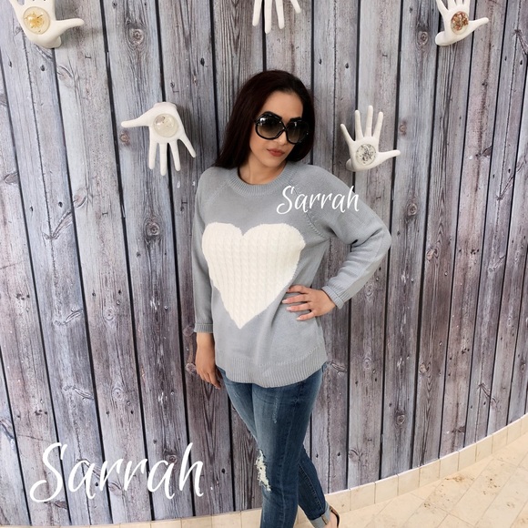 Last 1 M 🌟New Cozy LOVE Knit Heart Sweater - Picture 5 of 8